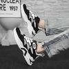 Men Large Size Breathable Sneakers  New Summer Non Slip Comfortable Casual Tied Fashion Casual Running Shoes  Hollowed-out