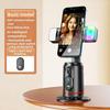 Auto Face Tracking Tripod 360° Rotating Auto Tracking Phone Stand, No App, Gesture Control Smart Shooting Camera Mount with Selfie Light and Remote