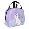Schattig Eenhoorn Cartoon Patroon Draagbare Lunchbox Vrouwen Waterdicht Thermisch Koeler Voedsel Geïsoleerde Lunchtas School Kinderen Student