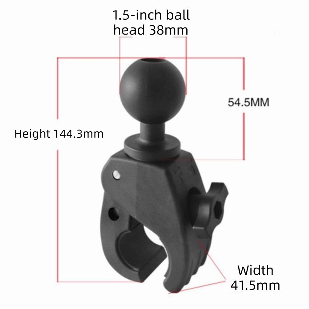 No Drilling Ball Head Stand with Clamp Base Mount Adapter Ball Mount Adapter  Tablet Mounting