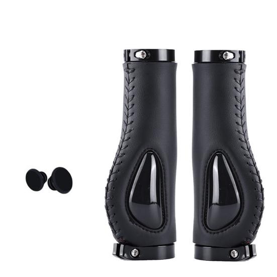 

1 пара практичных мягких экологически чистых чехлов на руль велосипеда, защитные аксессуары для горного велосипеда чёрный