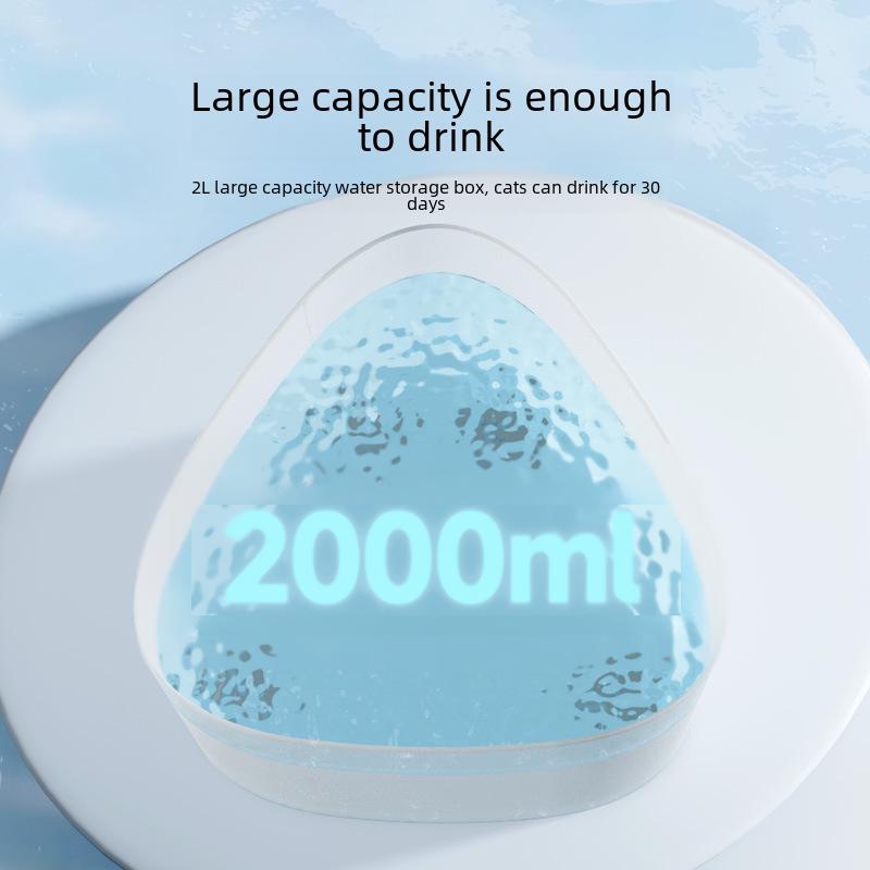 Smart Cordless Cat Water Fountain with Large Capacity and Automatic Circulation