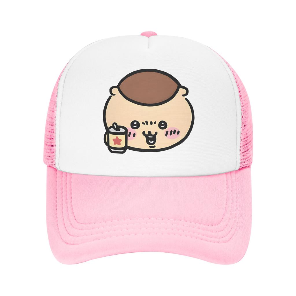 Unisex Chiikawas KuriUnisexju Trucker Cap Fashion Mesh Baseball Cap Polyester Hat Sun Hats Adjustable Golf Hats Autumn