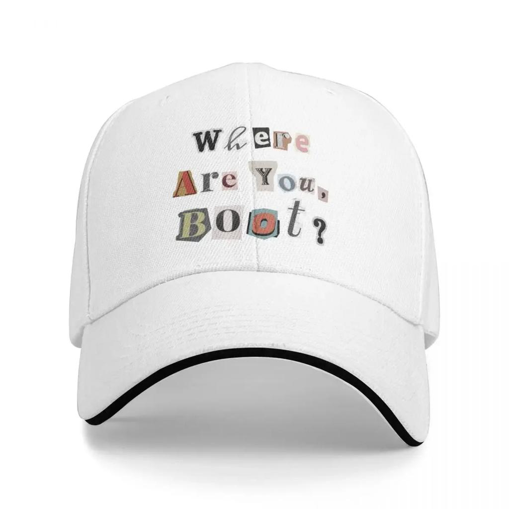 Where are you Boot Text graphic The Rookie Baseball Cap sailor cap for men Sun Hat For Children Womens Hats Mens