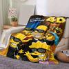 The Simpsons Cartoon Blanket, Short Plush Cute Warm Blanket, Living Room Home Decoration Sofa Four Seasons Travel