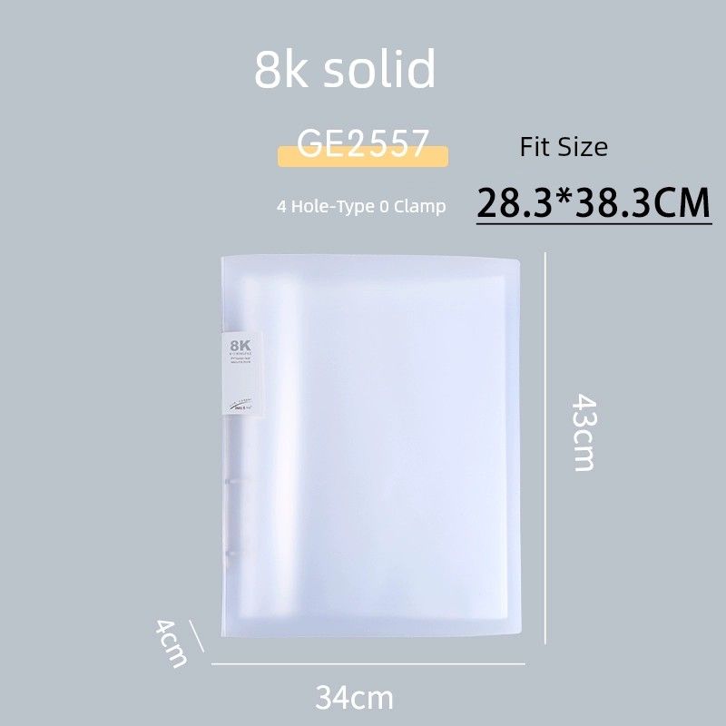 

Award Storage Book Art Student Sketch Paper Loose-Leaf Binder 8K Vertical Version + 10 Loose-Leaf Bags