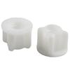 2 Pieces Toilet For Mount Hinge Bolts With Nuts And Washers Plastic And Rubber Fasteners For Toilet Seat Replacement