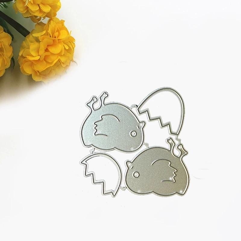 Metal DIY Embossing Moulds Cute Chick Embossing Stencil Cutting Dies for Album Paper Card Making Scrapbooking Durable