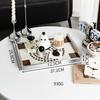 Modern Stainless Steel & Acrylic Aromatherapy Tray, Luxury Desktop Storage Organizer, High-End Decorative Ornament for Home