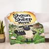 1pc Sheep Shaun Outdoor Blanket Lightweight Flannel, Soft & Warm, All-Season Use for Sofa, Outdoor, Camping, Living Room, Office081