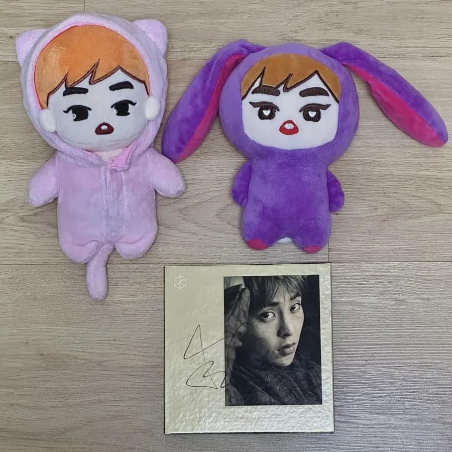 

Exo Chen Baek Shi Xiumin s Sign Cd Album & Kim Doo-ki & Bedolshu