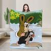 Czech Cartoon Krtek Mole Blanket Quality Warm Soft  Bedding Throws Winter Plane Travel Home Decor Graphic Bedspread
