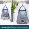 Multifunctional Wall-Mounted Mesh Bag for Hanging Fruits, Vegetables, Garlic, and Ginger