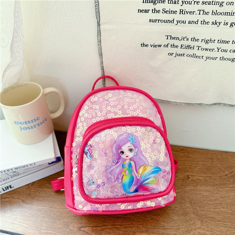 School Bag New Love Cartoon Backpack Girls Foreign Versatile Children's Bag Lightweight Spine Protection To Reduce the Burden