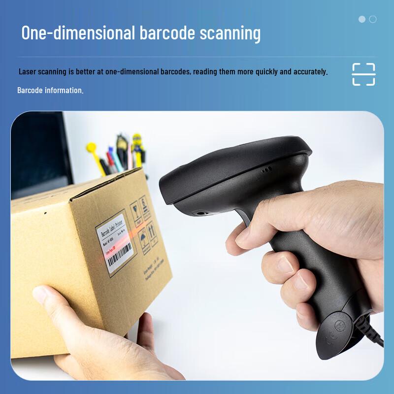 NTEUMM Wired 1D Laser Barcode Scanner