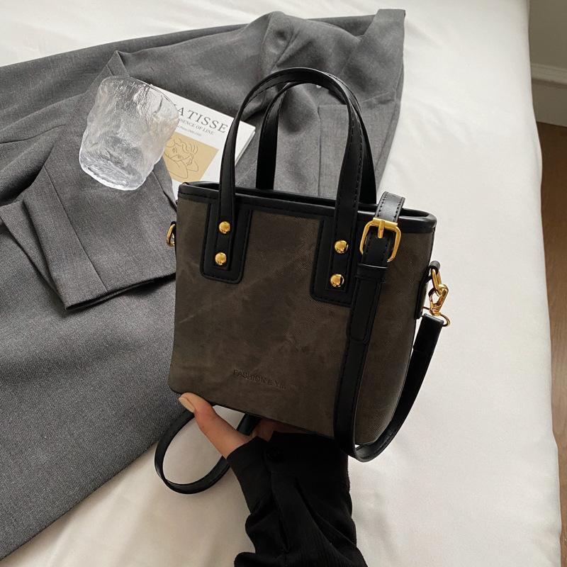 Премиальная текстура нишевая сумка новая универсальная наплечная сумка-мессенджер модная портативная сумка-ведро