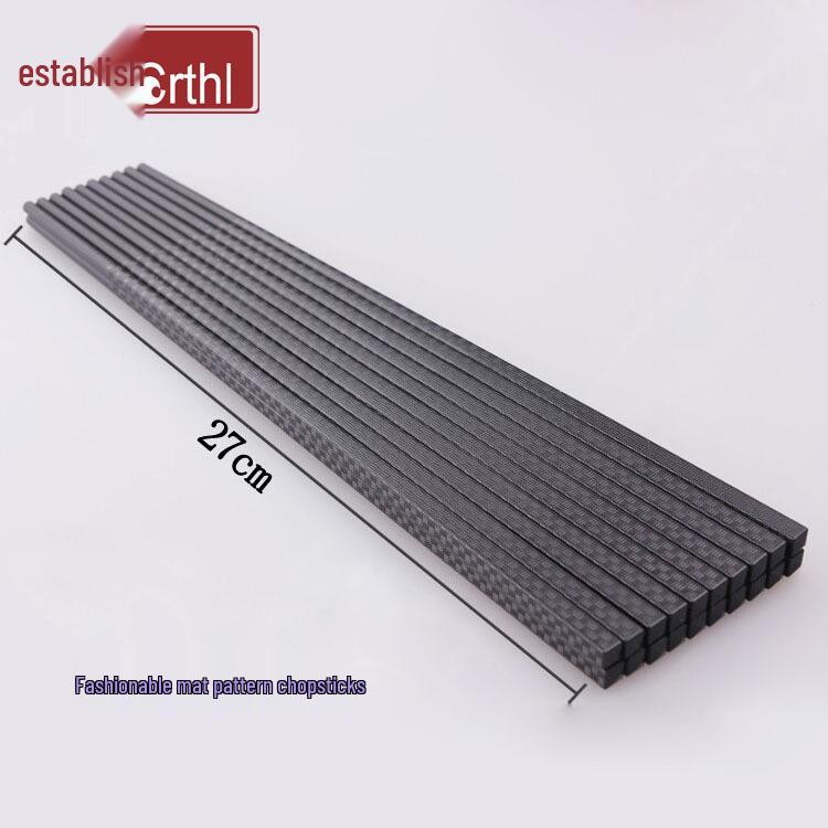 Creative Guangkuai Alloy Tableware: Stylish Non-Bamboo, Non-Steel Chopsticks for Hotel and Home Use.