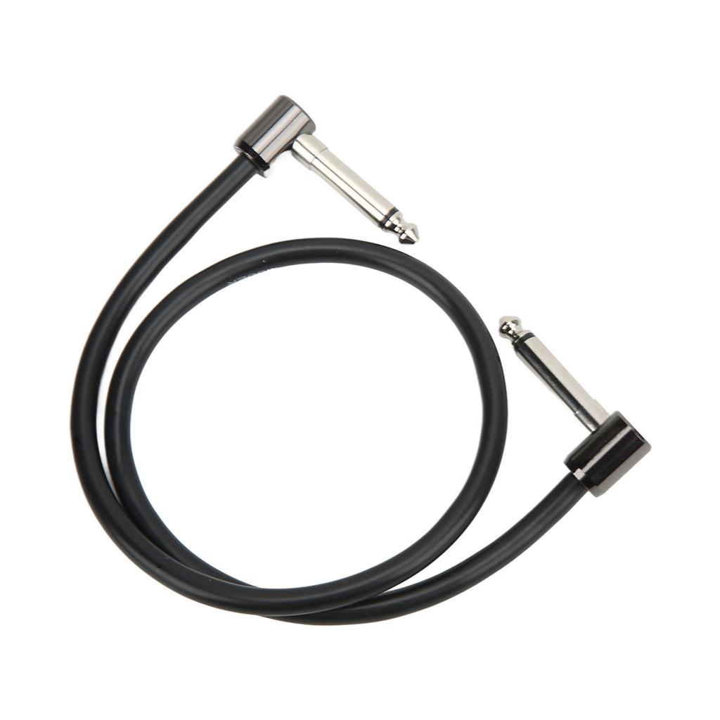 FC‑20 Effects Cable Right Angle Connector Acoustic Guitar Patch Pedal Cord Audio Accessory 50CM