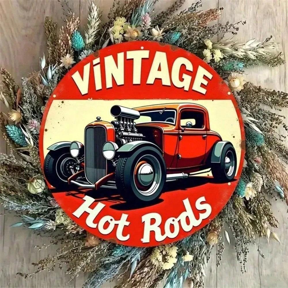 Vintage Metal Tin Sign Retro Garage Decor Man Cave Art Gas Oil Advertising Poster