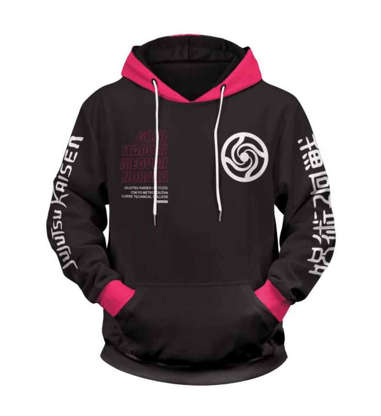 Jujutsu Kaisen 3D Print Anime Men's Hooded Sweatshirt