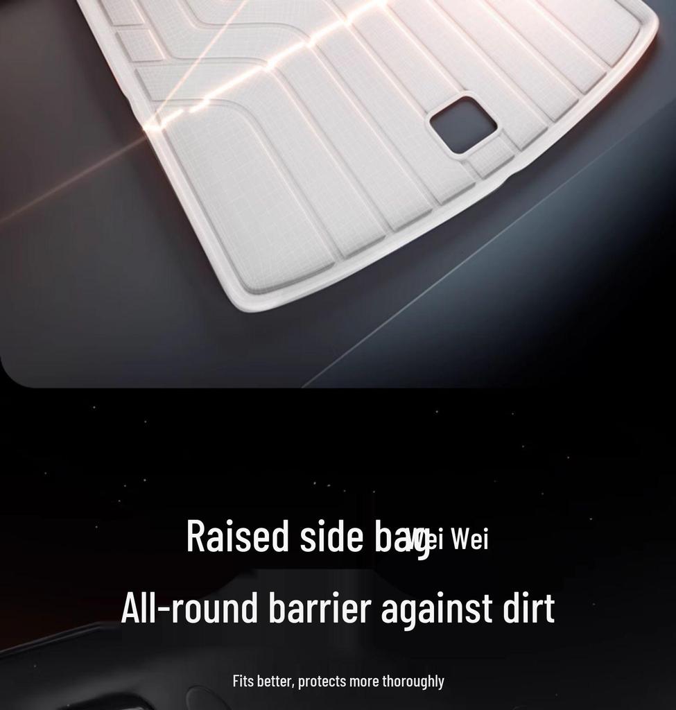 Nissan N7 2025 Trunk Mat TPE Car Interior Rear Mat Decorative Floor Accessory