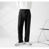 Hochwertige Hosen Herren Frühling und Herbst neue Herrenhosen gerade locker lässig Wide-Leg Anzughosen