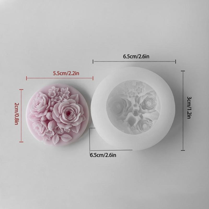 Flower Storage Jar Mould Jewelry Organizer Silicone Mold Concrete Plaster Storage Box Molds for Organizing Enthusiasts