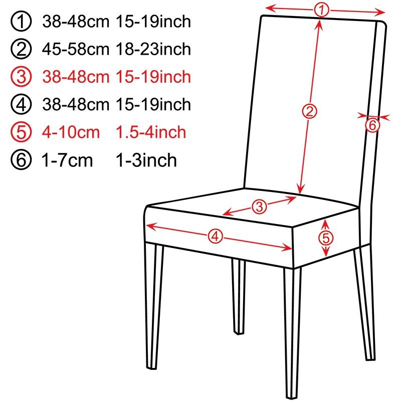 1/2/4/6PCS Velvet Fabric Chair Cover Super Soft Chair Covers For Dining Room Luxurious Office Seat Cases Stretch For Banquet