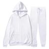 Men's Cross-border Autumn Winter Comfort Zip-Up Velvet Hoodie & Jacket Set