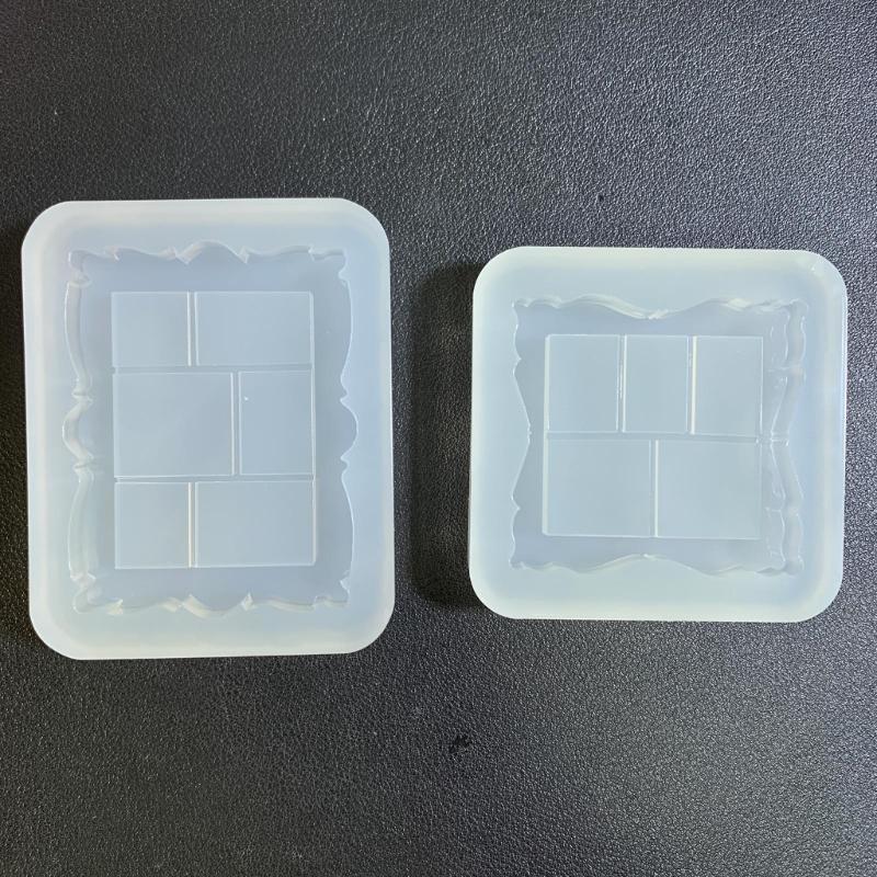 Silicone Mold for Crafting Custom Photo Frame Easy To Clean Frame Quicksand Mold Flexible Moulds for Craft Enthusiasts