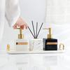 Bathroom Hand Sanitizer Soap Dispenser Gold Press Ceramic Lotion Bottle Hand Sanitizer Dispenser Bottle Bathroom Accessories