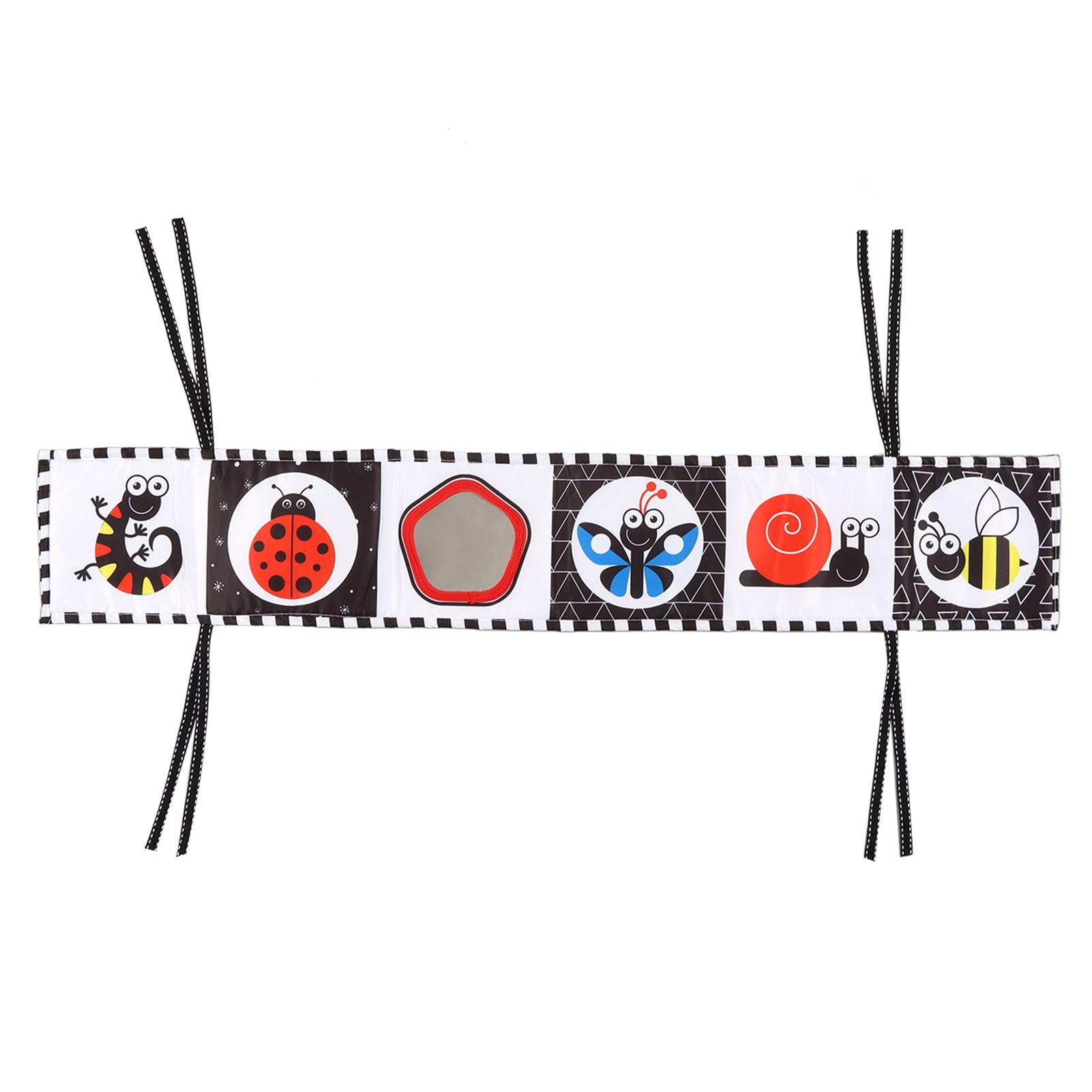 

Черно-белая высококонтрастная мягкая книжка, портативная детская тканевая книжка, развивающая игрушка для раннего возраста, день рождения