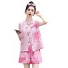 Shorts set Women's summer design sense Small retro fashion vest two-piece set