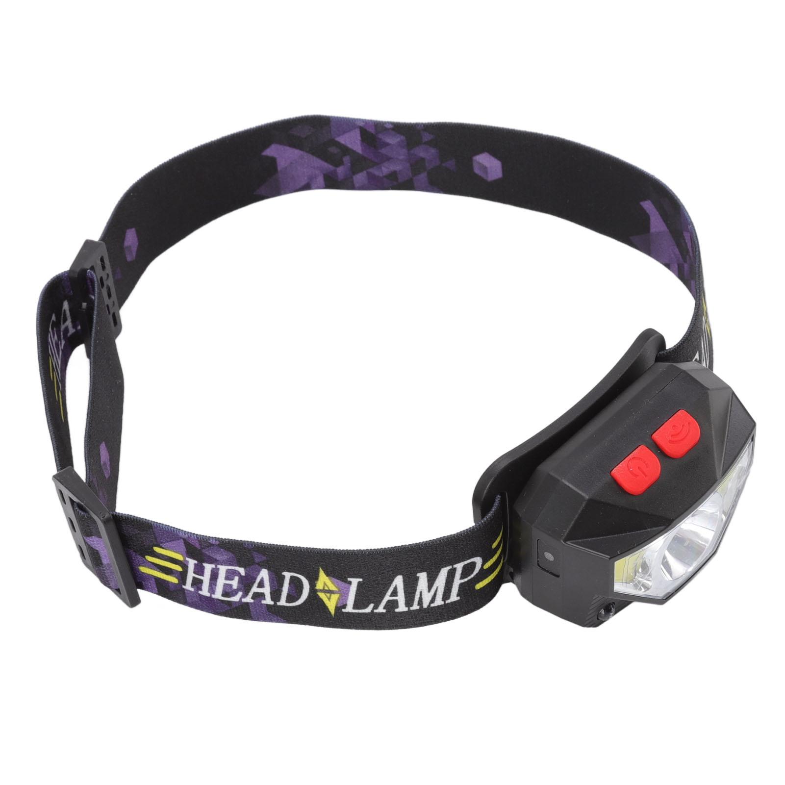 

LED Outdoor Headlamp ABS Mini Multifunction USB Charging COB Sensor Head Flashlight