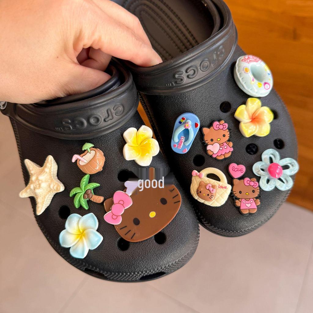 Hello Kitty Crocs Cute Cartoon Shoe Charms: DIY Detachable Decorations