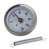 2-5PCS Clamp-on Tube Thermometer 63mm Clip on Thermometer Spring for Measuring Temperatures of Hot Water Pipes