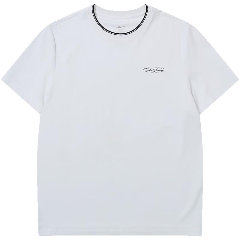 Erke Men s Cooling Striped Collar Round Neck Sport T-Shirt M