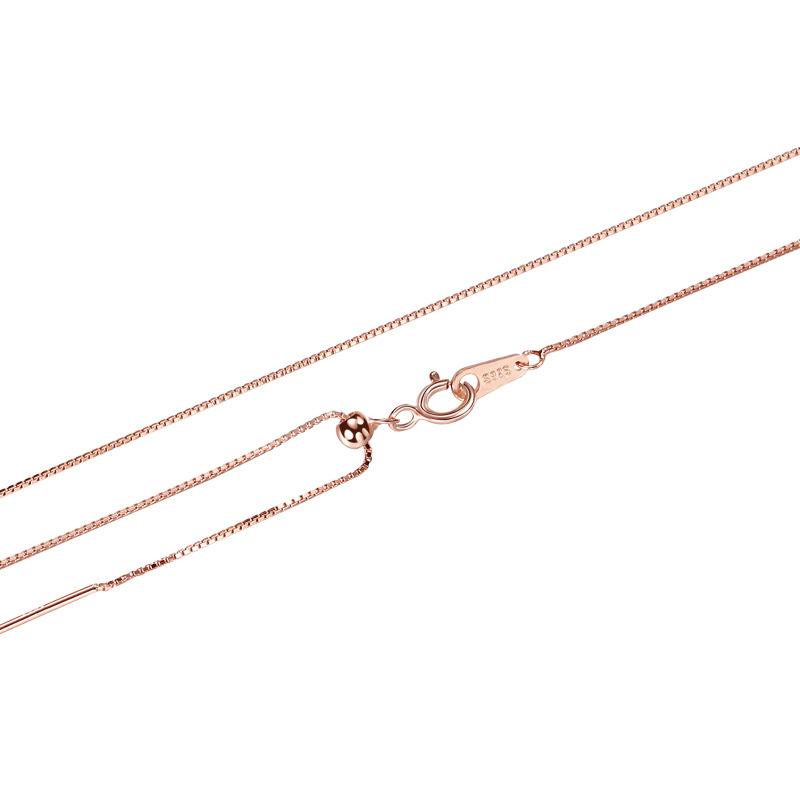 Necklace Adjustable Plain Chain Box Chain Cross Chain Women's Summer Design Clavicle Chain with Chain