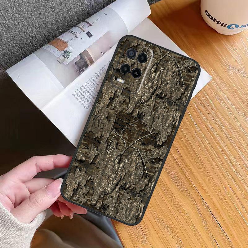 Wicked Hunting Camo Camouflage Case For Oppo A60 A40 A80 A16 A76 A96 A98 A58 A78 A18 A38 A57 A17 A74 A54 A94 A15 A5 A6 Pro