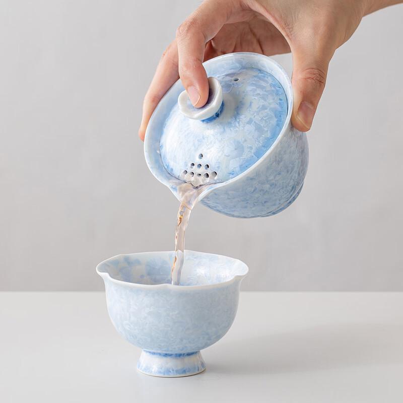 

Shuangqi Crystalline Glaze Ceramic Teapot