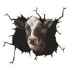 Animal Car Stickers Waterproof PVC Auto Scratch Occlude 3D Simulation Electrostatic Decal Car Window Home Decoration