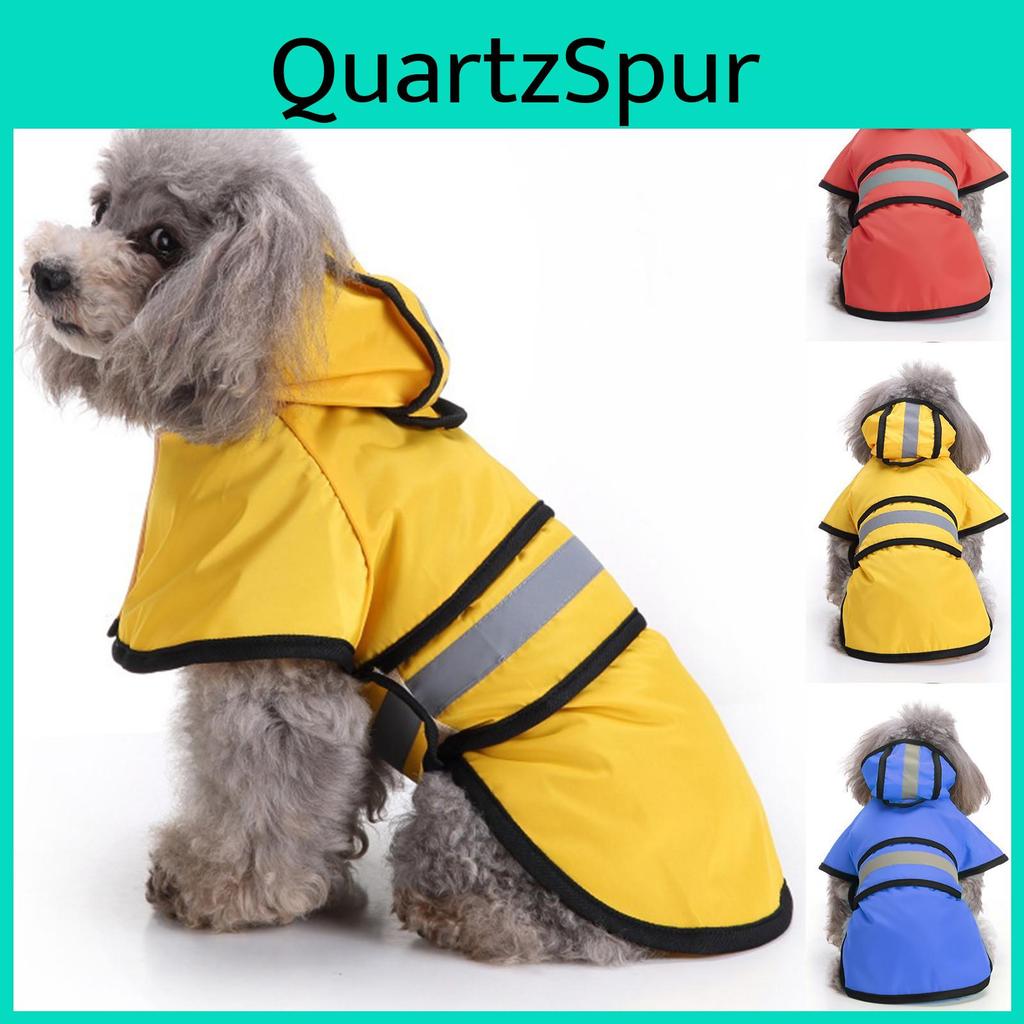 Raincoat Dog Pet Pet Hooded Waterproof Puppy Dog Jacket Outdoor Coat
