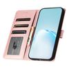 For Honor 90 Cell Phone Case Silk Texture Shockproof Leather Cover with Wallet