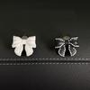 Car Style Bow Cartoon Rhinestone Mini Auto Hooks Seat Back Holder For Keys Hangers Home Office Hooks Storage Style Accessories