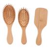 1Pc Hair Brush Women Massage Bamboo Combs Anti-Static Detangling Reduce Hair Loss Styling Tools