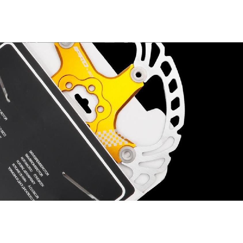 

IIIPRO 1 шт. плавающий ротор, тормозной ротор для горного велосипеда, DH, 6 дюймов, сильное рассеивание тепла, 6 болтов, ротор 140, 160, 180 Gold 140mm