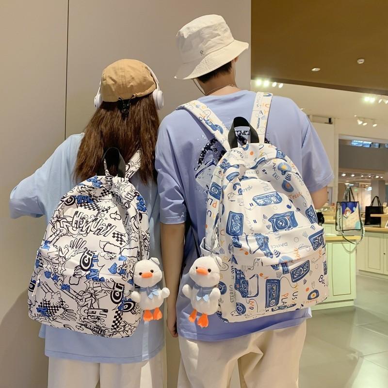 IELGY Ladies College Style Backpack, Student Textured Backpack