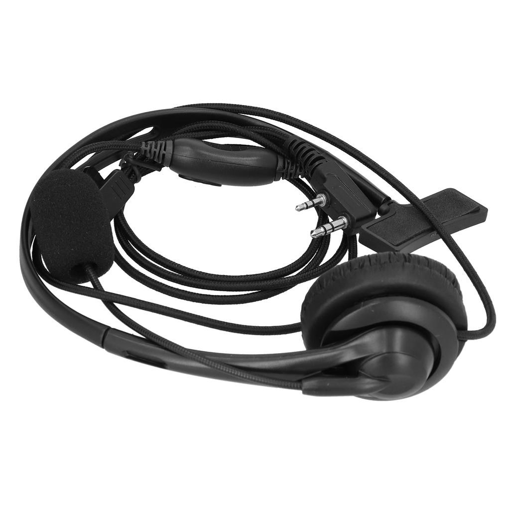 KHead Walkie Talkie Headset with Microphone for VOX Function Single Side for Kenwood KPG27D THD7