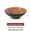 Large Frosted Melamine Ramen Bowl - Japanese-Style Restaurant Noodle Bowl for Mala Tang, Luosifen, Soup, and Rice Noodles