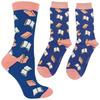 Woman Book Socks | Miss Sparrow | Funny Bamboo Novelty Socks
